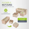 Juskys Polyrattan Lounge Punta Cana M creme – Gartenlounge Produktbild-Vorschau 6