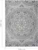 vidaXL Outdoor-Teppich Flachgewebe 200x280 cm Blaues Muster Produktbild-Vorschau 5