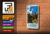Blechschild Reise 12x18cm Matterhorn Schweiz Wald Gebirge Produktbild-Vorschau 3