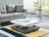 Couchtisch FAUSTO – Drehbare Tischplatte – MDF, weiß Produktbild-Vorschau 2