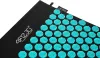 A black acupressure mat with blue spikes is shown diagonally on a white background. Náhľad obrázku produktu