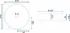 Rea Aufsatzwaschbecken Cristal Grey 39 mit silberem Ring Produktbild-Vorschau 8