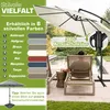 tillvex Sonnenschirm Beige Ø 300 cm Ampelschirm Produktbild-Vorschau 5