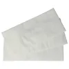 Three white vacuum cleaner filters are arranged diagonally on a white background. Produktbild-Vorschau