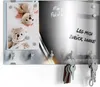 DEQORI Schlüsselbrett Glas 30x20 cm 'Elegantes Produktbild-Vorschau 2