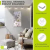 ARTland Wandbild Alu für Innen & Outdoor Christrose im Produktbild-Vorschau 2