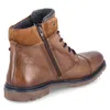 Bugatti Herren Schnürstiefeletten/ Boots Braun Glattleder  Produktbild-Vorschau 4