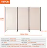 VEVOR dzielnik pokoju 3 panele dzielnik pokoju 260 x 184 x Podgląd zdjęcia produktu 7