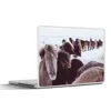 MuchoWow® Laptop Aufkleber Sticker Cover Pferde - Schnee - Produktbild-Vorschau 1
