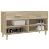Schuhschrank Sonoma-Eiche 102x35x55 cm Holzwerkstoff Produktbild-Vorschau 3