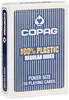Carte da gioco Copag 100% plastica Indice regolare blu Anteprima dell’immagine prodotto 6