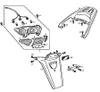 Blinkerglas hinten rechts Rex RS125 QM125T-10H Blinkerkappe Produktbild-Vorschau 2