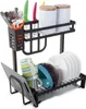 Verk 07127 Organizzatore da cucina con gocciolatoio nero Anteprima dell’immagine prodotto 3