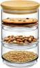 Vaso Wilmax a 3 livelli, 12 x 20 cm, vetro termico e Anteprima dell’immagine prodotto 2