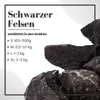 Aquarium Natursteine Schwarzer Felsen 1 Stück Gr. M Produktbild-Vorschau 6