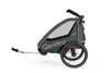 Qeridoo QUPA 1 - Kinderfahrradanhänger für 1 Kind, Farbe: Produktbild-Vorschau 3