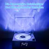 A vintage-style Bluetooth record player with a water wave light effect and a digital clock display. Produktbild-Vorschau