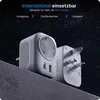 Voomy Voomy Reisestecker UK/UK - USB-C & USB-A - Welt Typ G Produktbild-Vorschau 6