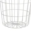 Košík kovový bílý - Ø 39 cm - Dekorativní konferenční Náhled obrázku produktu 4