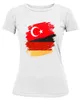 Türkische Deutsche Flagge Türkei Deutschland Fußball Fan Produktbild-Vorschau 2
