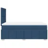 Boxspringbett mit Matratze Blau 120x200 cm Stoff Produktbild-Vorschau 5
