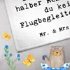 Mr. & Mrs. Panda Handtuch Flugbegleiter Herz - Weiß - Produktbild-Vorschau 3