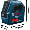 Bosch GLL 2-10 Professional, 10 m, 0,3 mm/m, 4°, 650 nm, Podgląd zdjęcia produktu 10