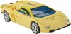 A yellow toy car, a Transformer, is shown from a three-quarter angle against a white background. Podgląd zdjęcia produktu