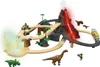 LUPILU® Holz Eisenbahn Set XL Dinoland Buchenholz Spielzeug Produktbild-Vorschau 2