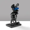 Evila Originals, Souris-4, Dekoratives Objekt, Schwarz, 18 Produktbild-Vorschau 4