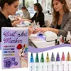 Dvojitý 3D lak na nehty, sada 10 barevných laků na nehty – Náhled obrázku produktu 11