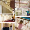 Collage of images showing a balcony safety net being used in various settings, including on stairs and balconies, with children and pets. Náhľad obrázku produktu