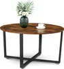 holz4home® Couchtisch Indie I Runder Wohnzimmertisch Ø88cm Produktbild-Vorschau 7