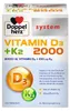Doppelherz system Vitamin D3 + K2 2000 Tabletten, 120 St. Produktbild-Vorschau 1