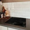 KitchenYeah® Kryt varné desky mramorový vzhled - - černý - Náhled obrázku produktu 5
