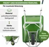 Hofkarre XL 220 L 300 kg Stahlfelge Luftrad Futterkarre Produktbild-Vorschau 6