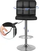 SONGMICS 2er-set Barhocker mit Lehne höhenverstellung Produktbild-Vorschau 4