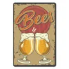 MuchoWow® Mauspad Mousepad Mancave - Biergläser - Vintage - Produktbild-Vorschau 1