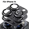 A close-up view of camera lens protectors for an iPhone 14, stacked on top of each other. Anteprima dell’immagine prodotto