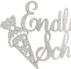 Oblique Unique Endlich Schulkind Torten Topper Glitzernd Produktbild-Vorschau 2