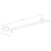 Mexen Remo Doppelhandtuchhalter, Weiß - 7050725-20 Produktbild-Vorschau 2