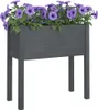 vidaXL Pflanzkübel 2 Stk. Grau 70x31x70 cm Massivholz Produktbild-Vorschau 6