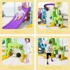 GOPLUS 6 in 1 Spielplatz, 120 cm Rutsche & Schaukel & Produktbild-Vorschau 3