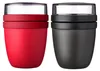 Mepal | Lunchpot Ellipse Mixed | Campus Red + Nordic Black Produktbild-Vorschau 1