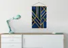 MuchoWow® Textilposter Gold - Luxus - Blau 60x90 cm mit Produktbild-Vorschau 3