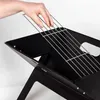 Aktive Rechteckiger Tragbarer Klappgrill Silber 45 x 30 cm Produktbild-Vorschau 5