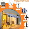 Aopunly Klemmmarkise Markise Balkon UV-beständig Produktbild-Vorschau 4