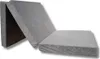 A foldable mattress is shown diagonally against a white background. One section is flat, while the other two are folded upright. Voir les images du produit