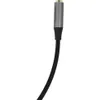A close-up shot of a silver audio splitter with a black cable against a white background. Podgląd zdjęcia produktu