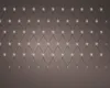 A net of white LED lights against a plain background. Produktbild-Vorschau